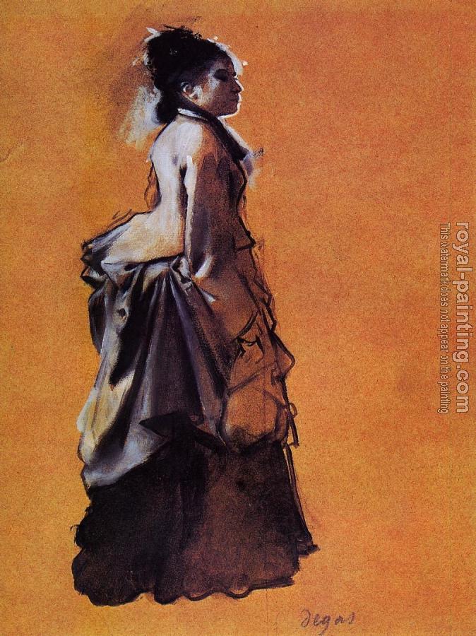 Edgar Degas : Young Woman in Street Dress